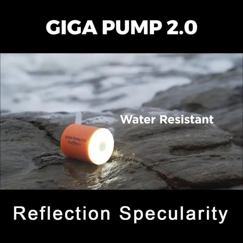 GIGA Pump 2.0 Мини Воздушный насос для выживания в кемпинге на открытом воздухе Мультитул Электрический Надувной Матрас Вакуумный насос для ковриков С 5 насадками