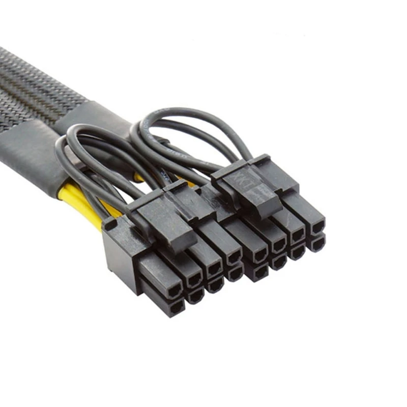 GPU PCIe 6Pin Женский к 2X 8Pin (6 + 2) Мужской Адаптер питания видеокарты PCIExpress 6P PCIE Удлинительный кабель-разветвитель