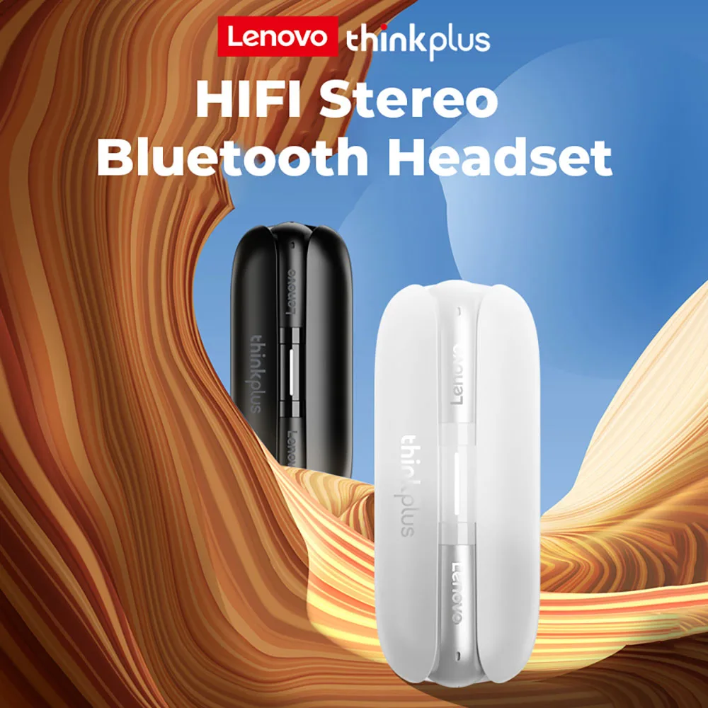 Lenovo TW60 True Bluetooth 5.3 Гарнитура Спортивные Беспроводные Наушники TWS с Низкой Задержкой Стереозвука Водонепроницаемый HD с Микрофоном