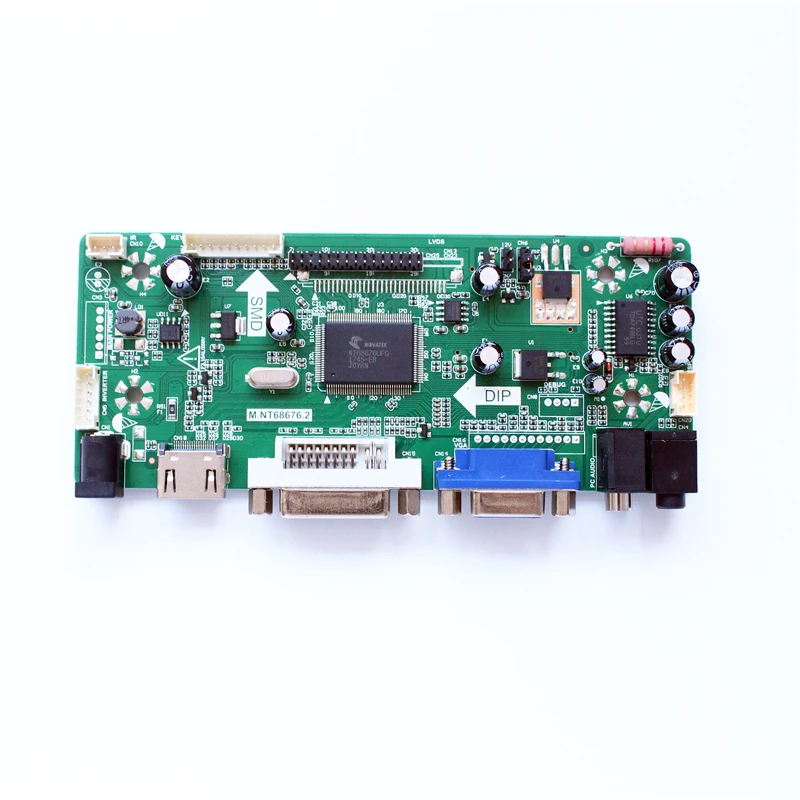 M.NT68676.2A DVI VGA HDMI-совместимая ЖК-плата контроллера LVDS для B170PW05 1440X900 TFT ЖК-экран Ремонт панели diy