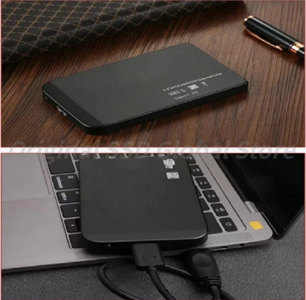 Внешний твердотельный накопитель 2 ТБ, портативный SSD-накопитель Type-C USB 3.0, высокоскоростной внешний жесткий диск емкостью 256 ТБ для ноутбуков Mac