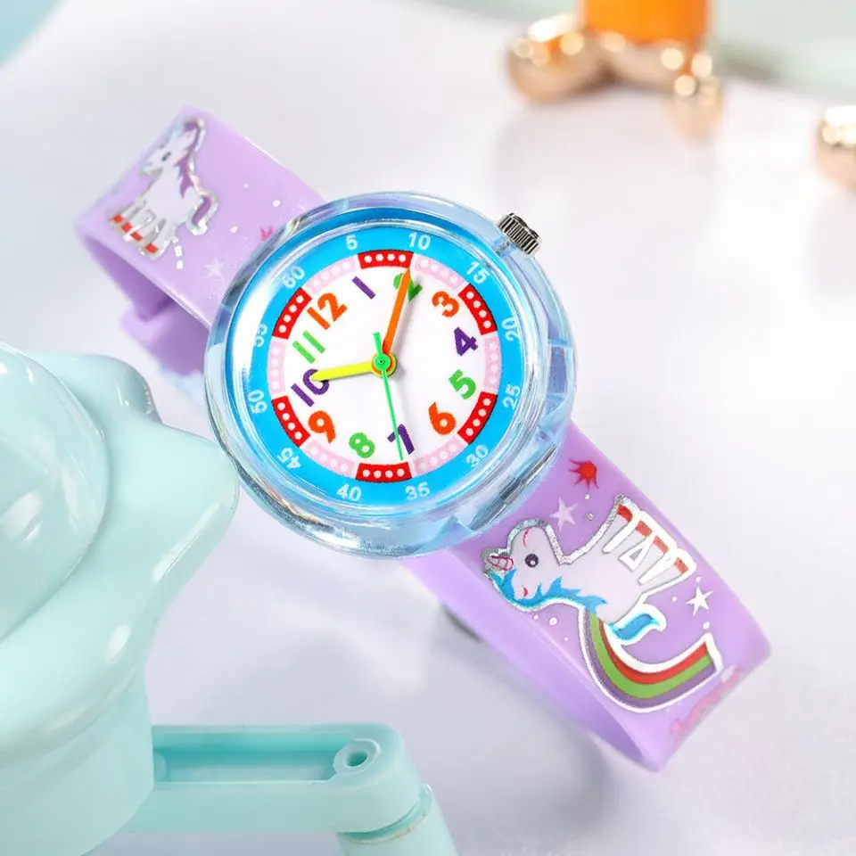 Высококачественные часы с изображением пчелы и цветка, модные повседневные детские кварцевые часы с единорогом и пони для студентов, часы для мальчиков и девочек