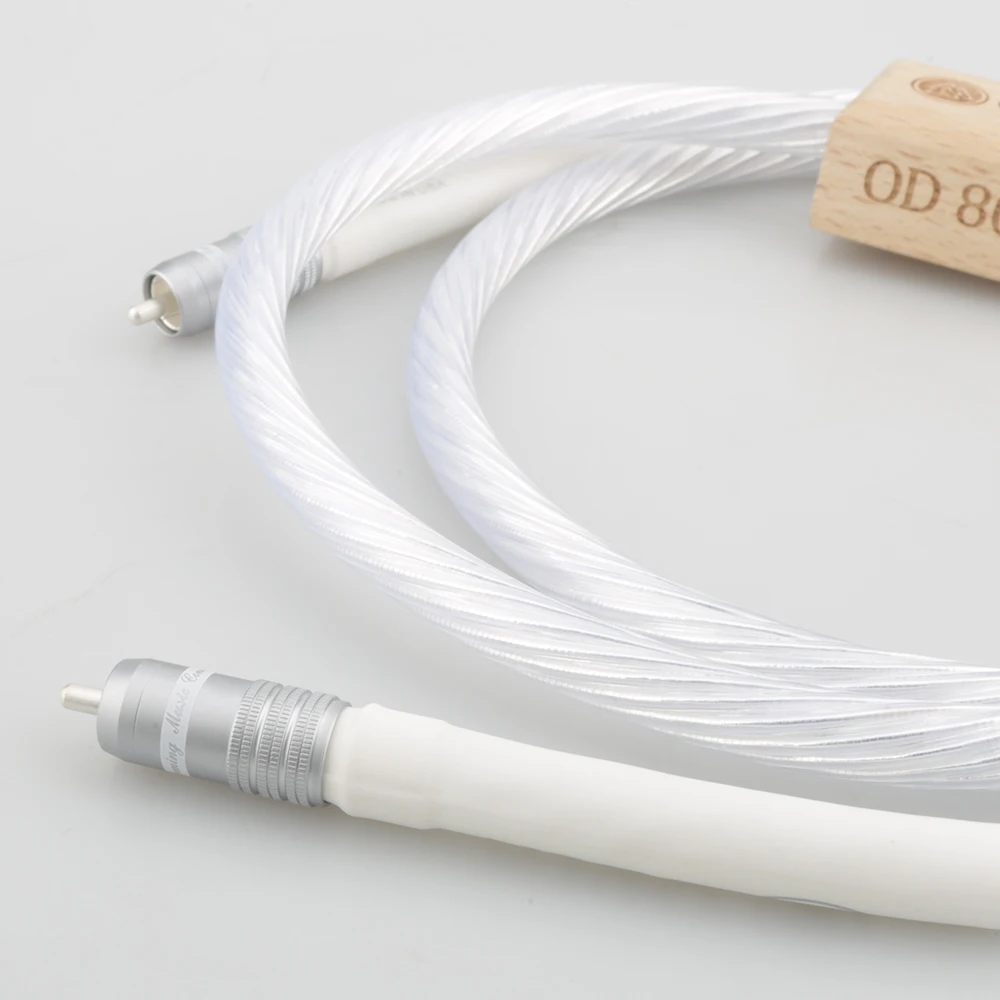 Коаксиальный цифровой кабель Odin из чистого Серебра Fever Audio Аудиокабель AES/EBU Сигнальный кабель