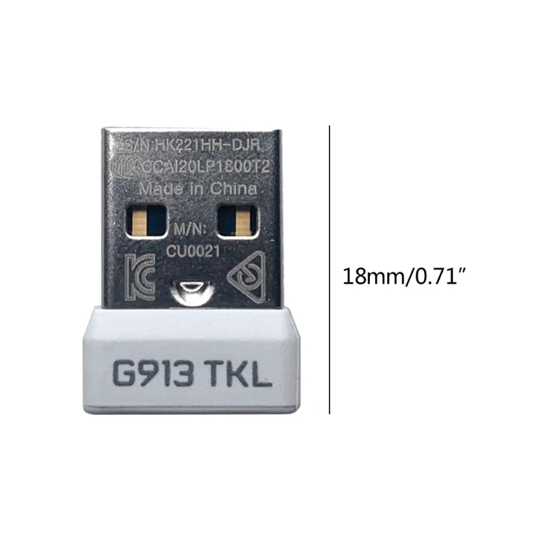 Объединяющий USB-адаптер с частотой 2,4 ГГц, Беспроводной Приемник ключа для клавиатуры G913 G915 TKL