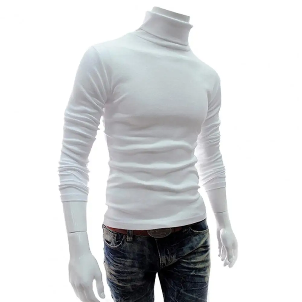 Рубашка, Мужской Пуловер с длинным рукавом, мягкий однотонный Эластичный Весенне-Осенний Мужской Брендовый свитер, мужской