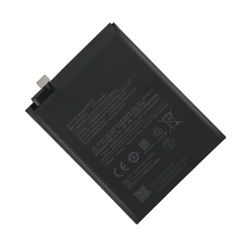 Сменный аккумулятор для Xiaomi Mi 11 Lite BP42, аккумуляторная батарея для телефона 4250 мАч с инструментами